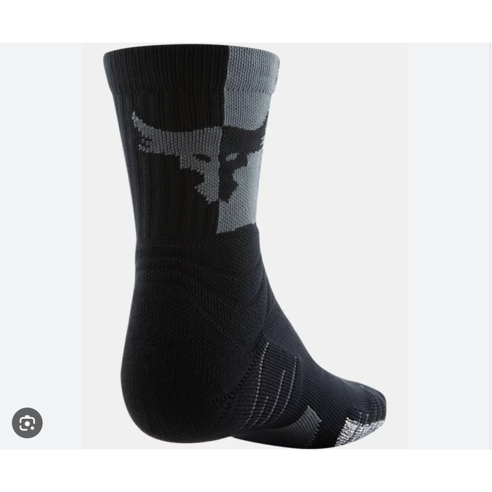 Under Armour Project Rock Playmaker Training Mid-Crew Socks Medium 7-8.5 NWT